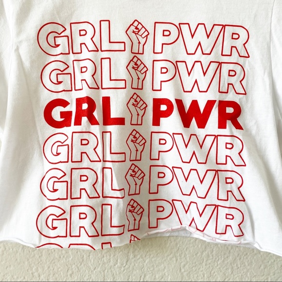 FASHION NOVA Girl Power cropped tee - Picture 4 of 5